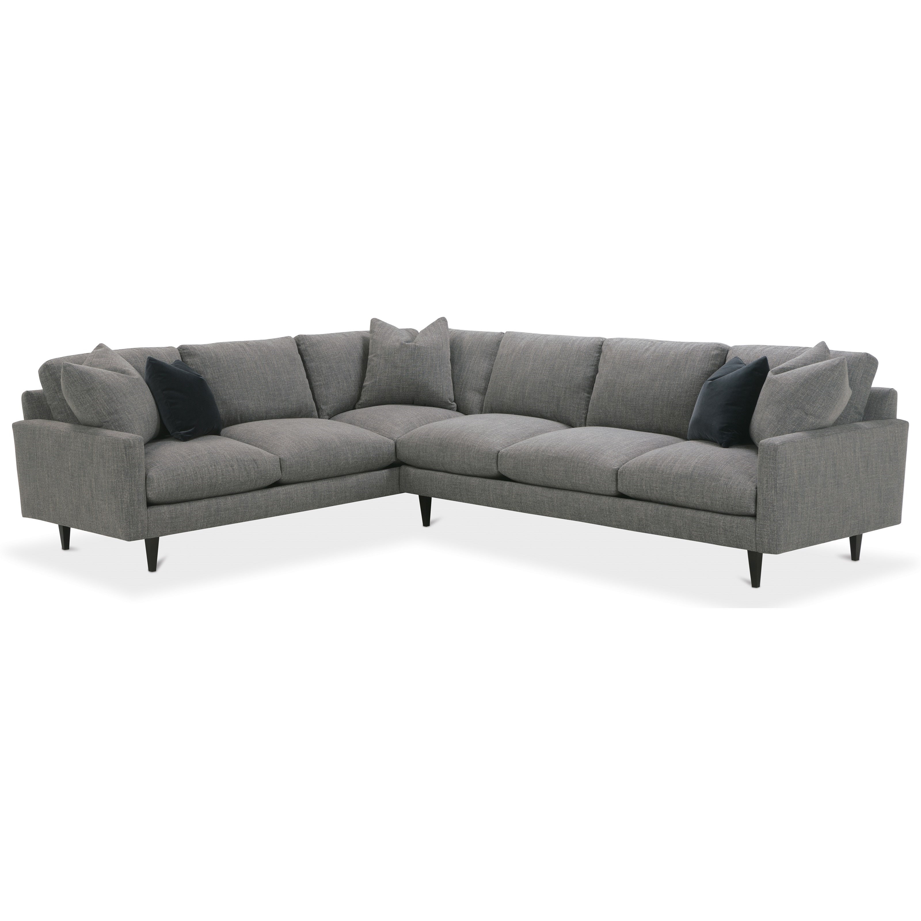 Robin Bruce Oslo Contemporary Sectional Sofa Malouf Furniture Co